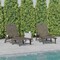 Flash Furniture Brown Adjustable Chaise Lounger with Cupholder, 2PK 2-LE-HMP-2017-414-BR-GG - alternate 1